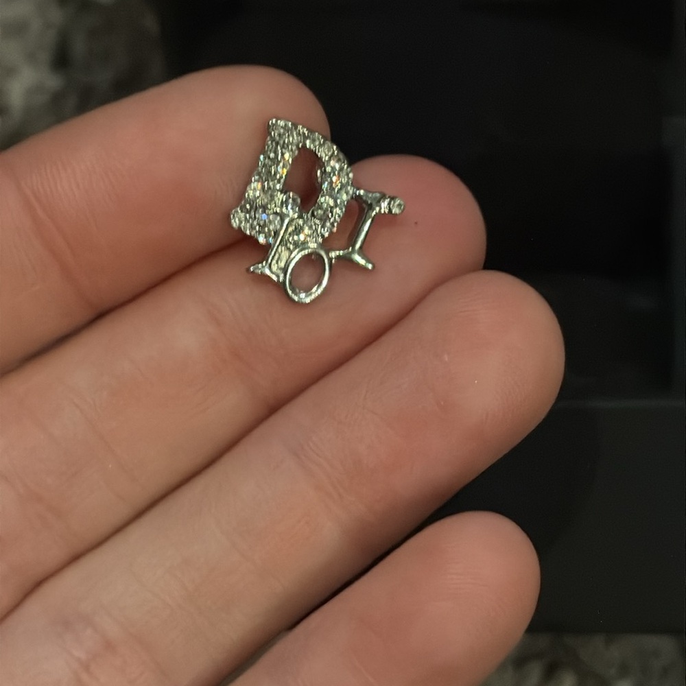 Authentic Dior Rhinestone Earrings - Picture 6 of 7